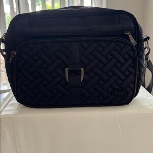 Lug Carousel XL Quilted Messenger Bag in Black
RFID Crossbody